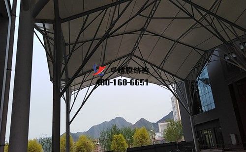 承德廣場膜結構頂棚/罩棚工程動態(tài)