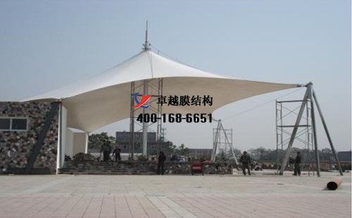 晉中膜結(jié)構(gòu)看臺/主席臺【晉中師范高等專科學校等】設(shè)計施工案例