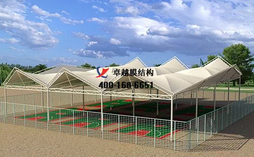 阿勒泰膜結(jié)構(gòu)網(wǎng)球場(chǎng)門球場(chǎng)籃球場(chǎng)（阿勒泰地區(qū)第二高級(jí)中學(xué)“希望籃球訓(xùn)練營(yíng) ）設(shè)計(jì)施工安裝案例