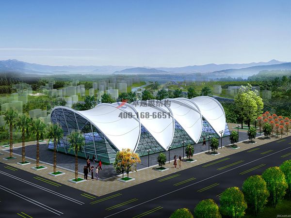 咸陽網(wǎng)球場膜結(jié)構(gòu)頂棚罩棚設計施工安裝