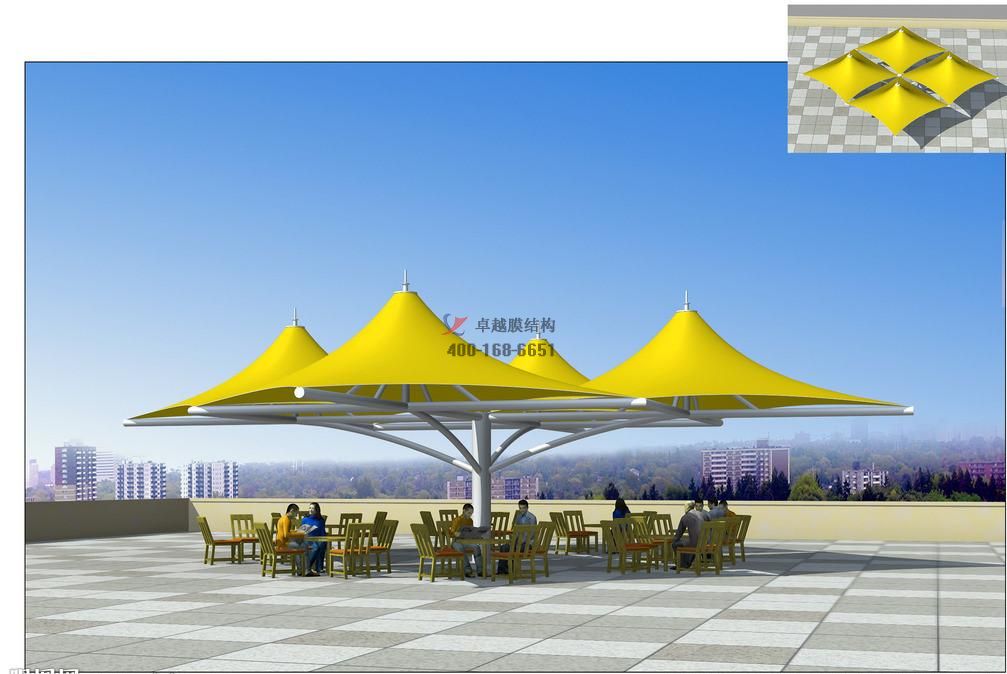 十堰張拉膜結(jié)構(gòu)景觀(guān)小品【案例圖片】