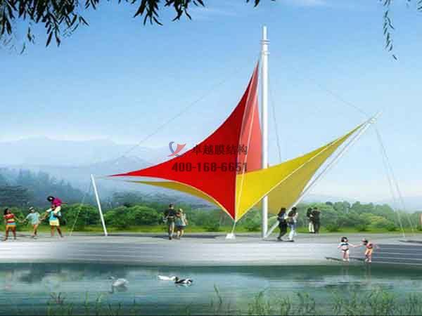 安慶<font color='red'>張拉膜結(jié)構(gòu)</font>景觀設(shè)計施工【案例圖片】