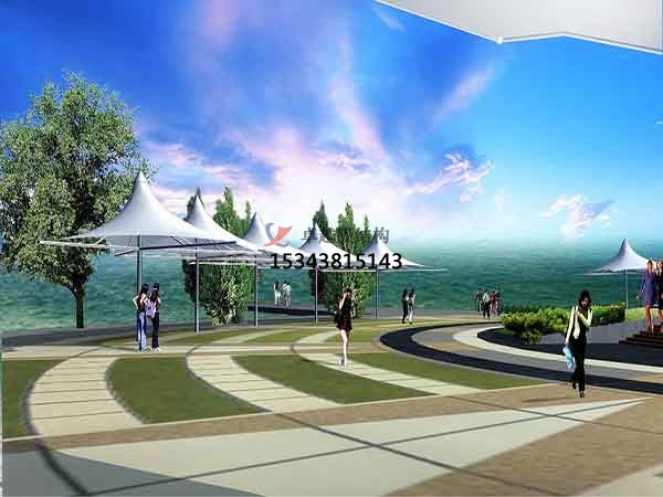 來(lái)賓<font color='red'>張拉膜結(jié)構(gòu)</font>景觀設(shè)計(jì)施工【案例圖片】