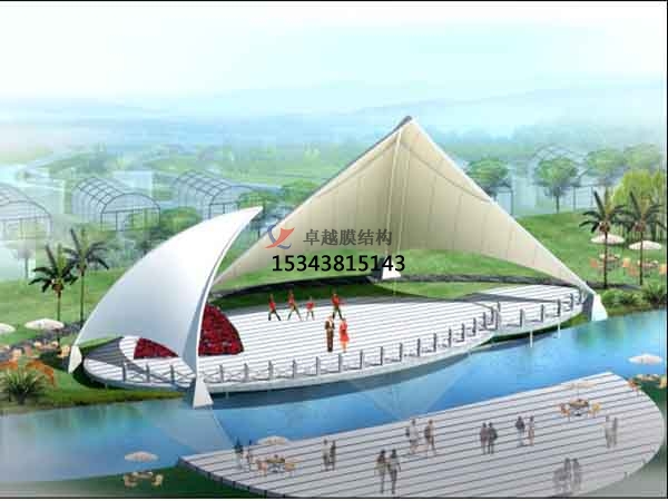 林芝景觀<font color='red'>張拉膜結構</font>遮陽棚【生產(chǎn)廠家】