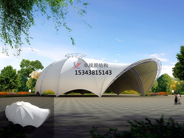 固原膜結構商場頂蓋【生產(chǎn)廠家】固原步行街入口大門膜結構遮陽棚公司