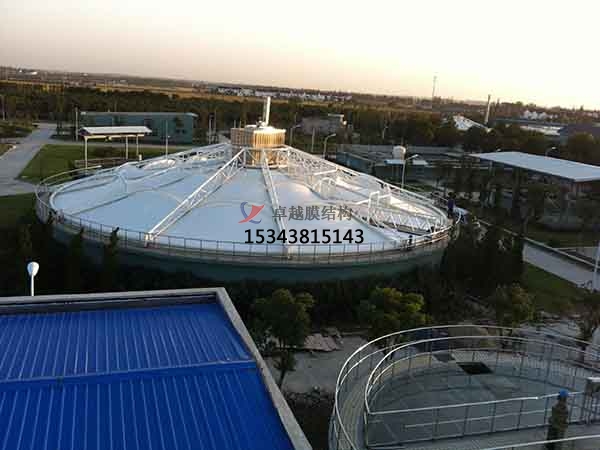 十堰市污水池反封閉罩棚設(shè)計(jì)施工、案例圖片 ?