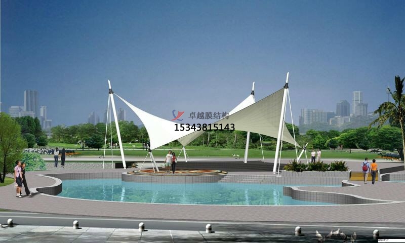 石家莊開封<font color='red'>張拉膜結構</font>景觀小品