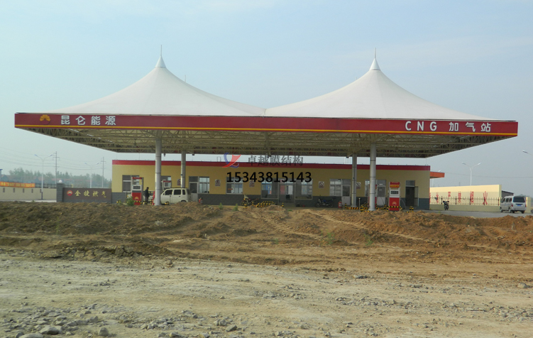 湘潭膜結構加油站【建筑公司】