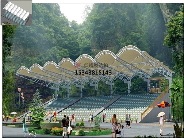 瀘溪膜結構看臺/舞臺/主席臺【生產(chǎn)安裝】