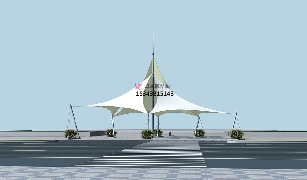 禮泉膜結(jié)構景觀【張拉膜景觀】承包安裝價格