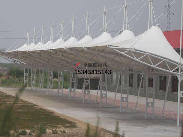 湟中膜結(jié)構(gòu)【充電站防雨篷】停車棚設計安裝