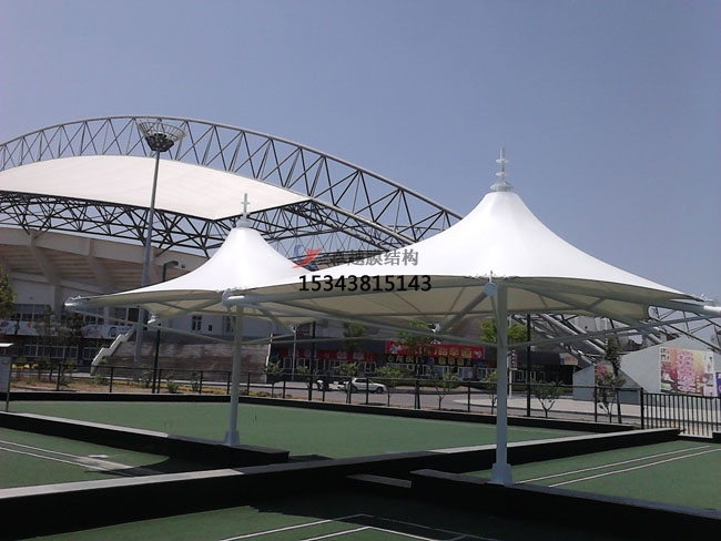 黑河景觀膜結(jié)構遮陽棚