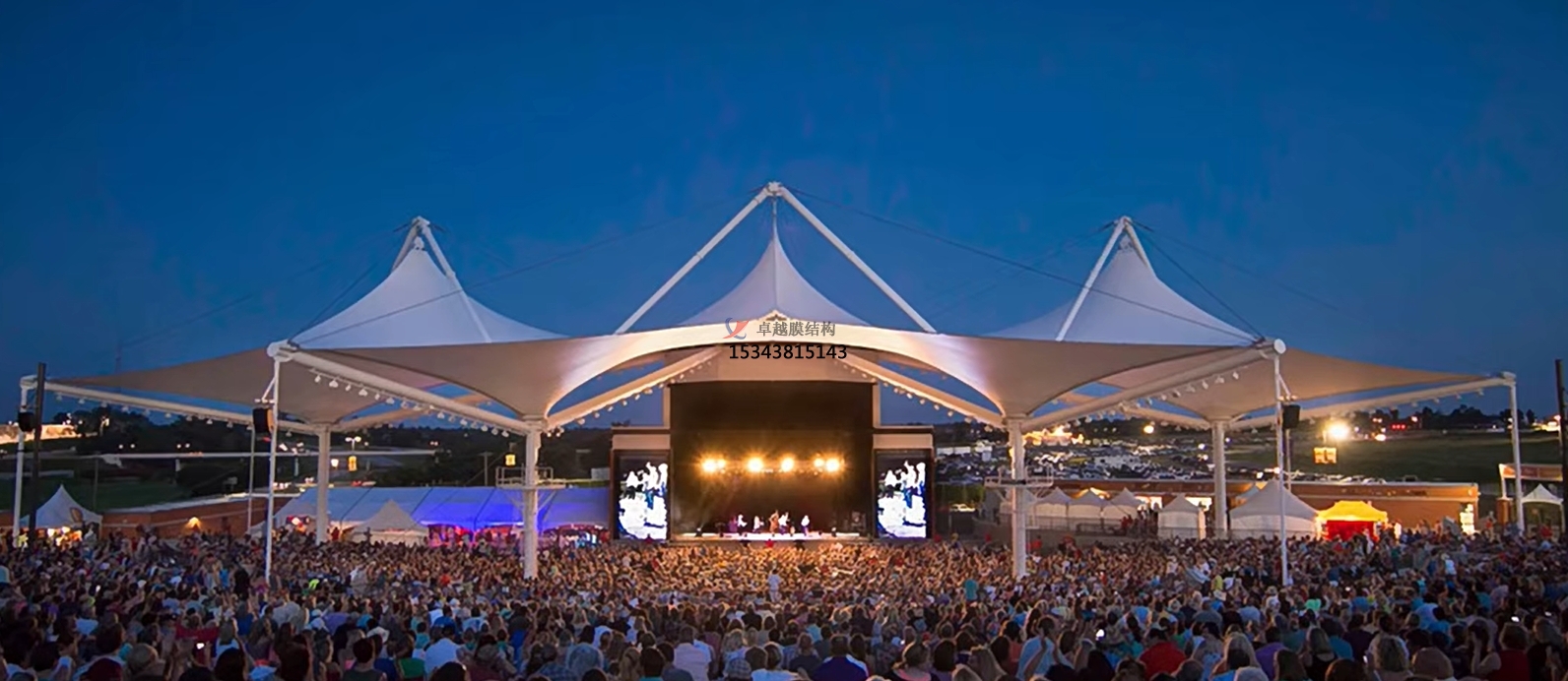 張掖舞臺膜結構雨棚——張掖膜結構專業(yè)廠家