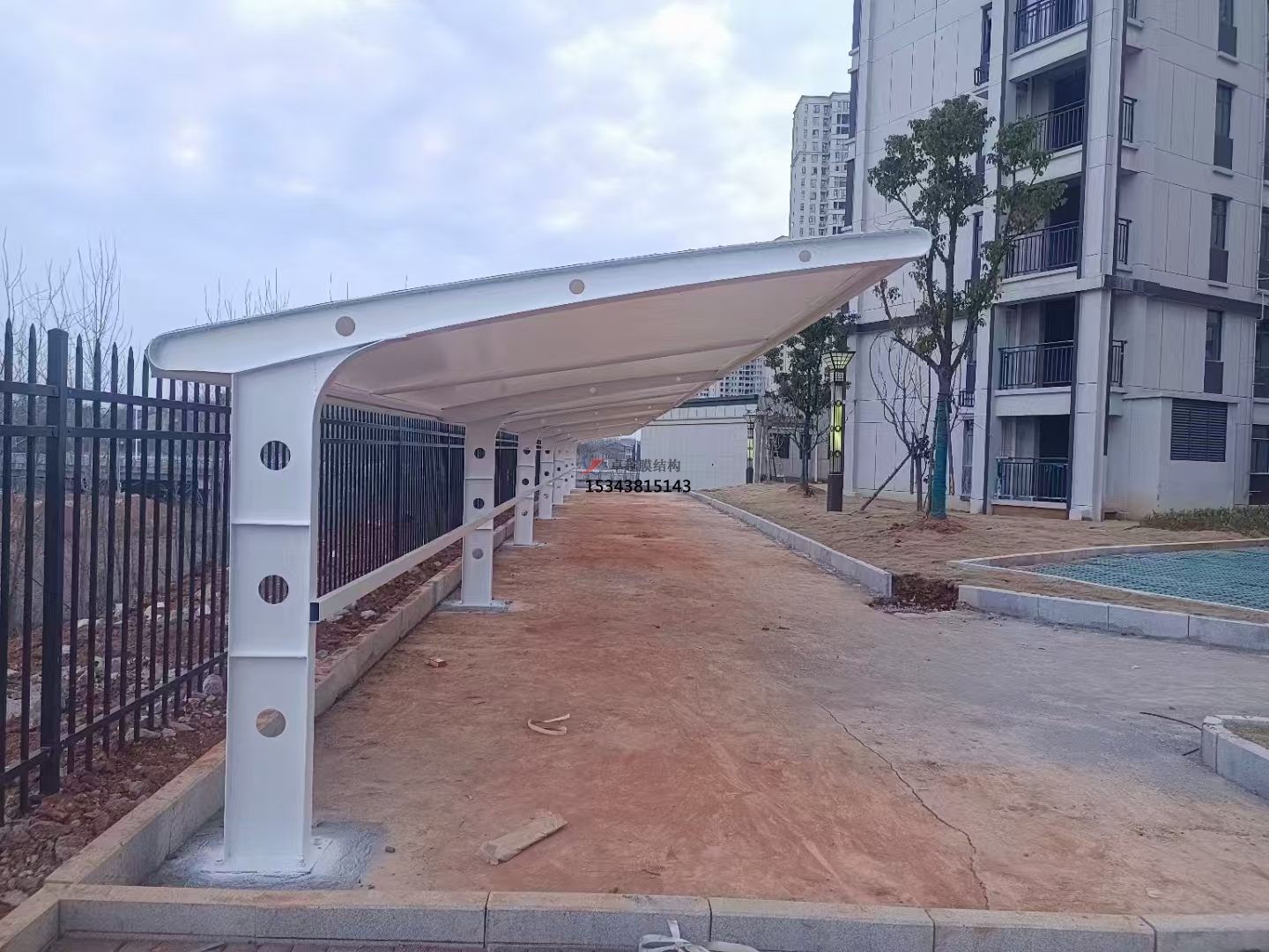 臨夏7字型膜結構車棚——臨夏膜結構公司專業(yè)廠家