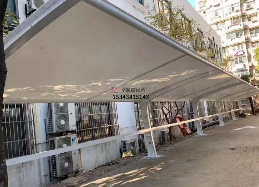 膜結構自行車棚怎么安裝