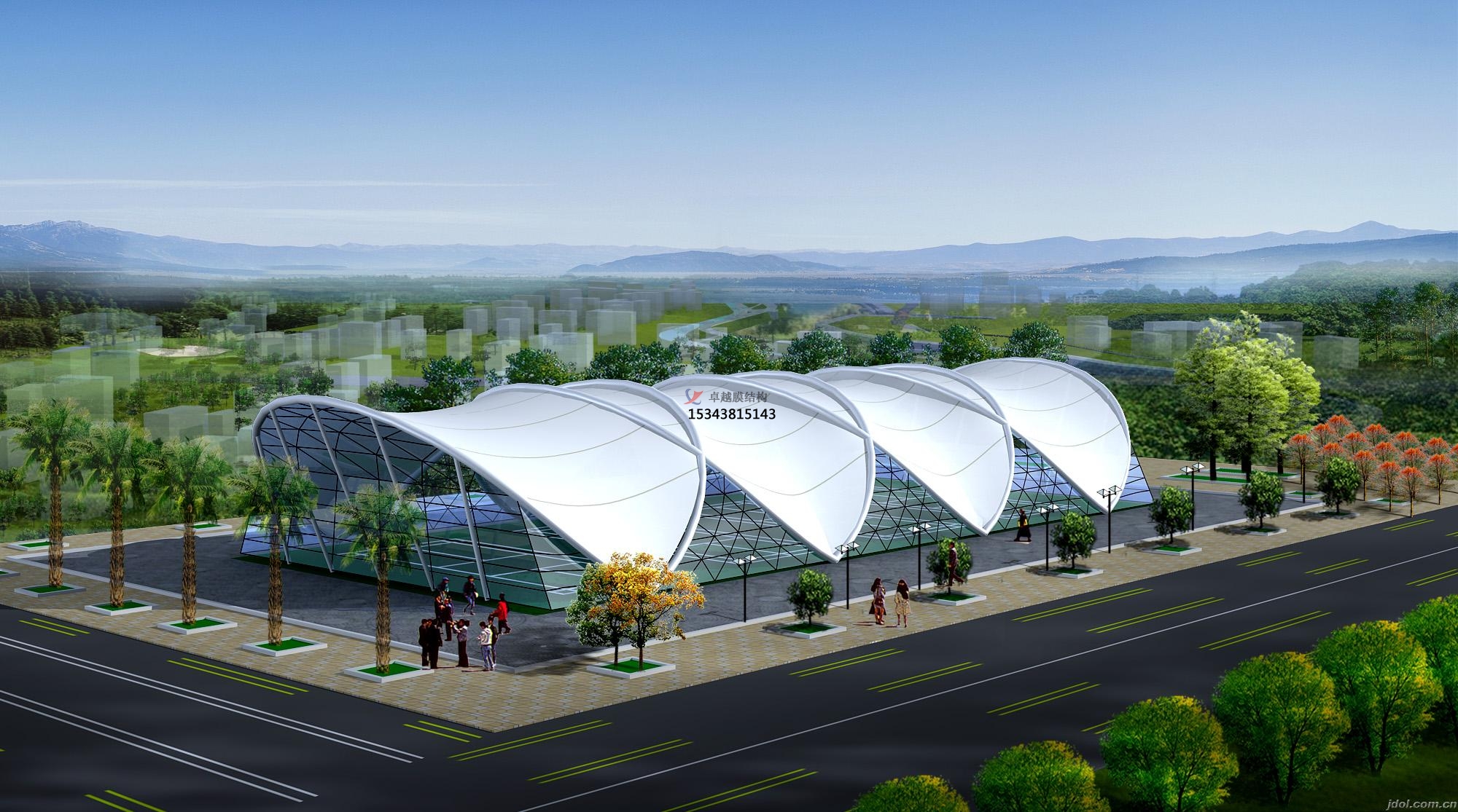 黔南膜結構公司【門球場雨棚工程施工】黔南膜結構廠家