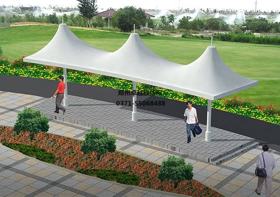 西安張拉膜遮陽棚生產(chǎn)廠家設計施工【西安外國語大學(長安校區(qū))張拉膜遮陽棚】等項目