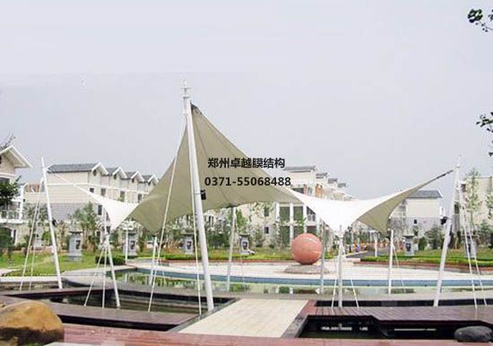 荊州張拉膜景觀/看臺遮陽棚專業(yè)廠家【質量保證】